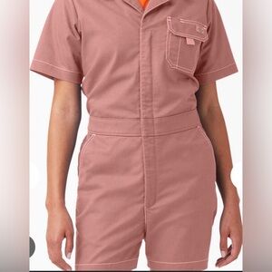 Dickies pink coveralls shorts